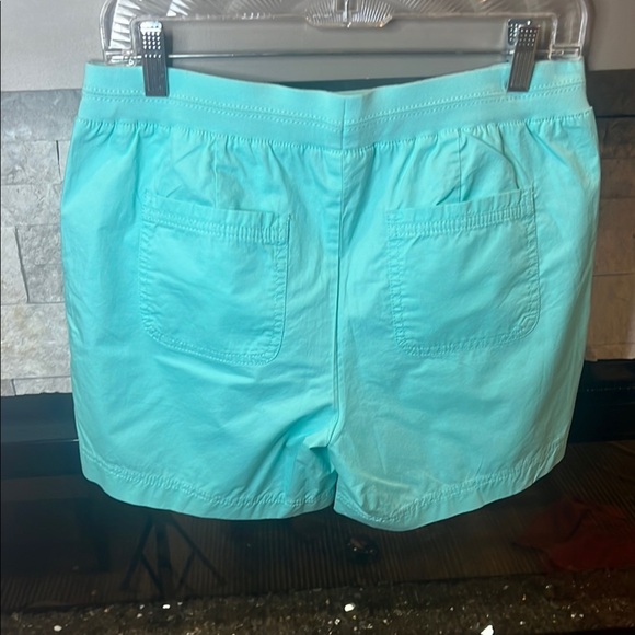 Talbots Aqua Blue Lightweight me Shorts with Elastic Waistband size 4 - Picture 8 of 13